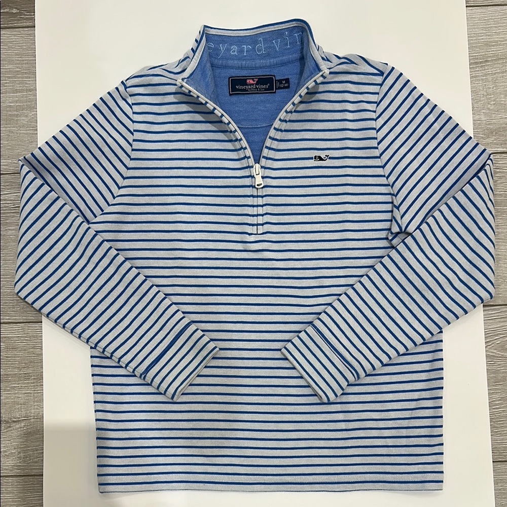 Vineyard Vines Saltwater Quarter Zip boys M (12-14)
